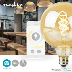 Nedis Innenraumbeleuchtung|Innenraumbeleuchtung^WIFILRT10G125 SmartLife LED Filament Lampe