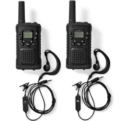Nedis WLTK0610BK Walkie-Talkie-Set - Schwarz< Walkie-Talkie Sets