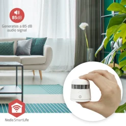 Nedis ZBDS11WT SmartLife Rauchmelder - Weiss< Rauchmelder
