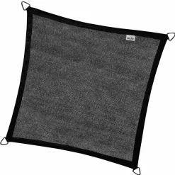 Nesling Sonnensegel|Sonnensegel^Coolfit 5,0 x 5,0 m schwarzes Sonnenschutztuch