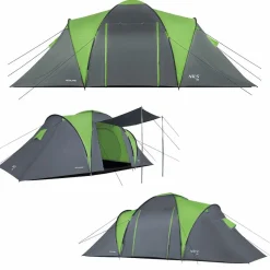 Markenlos Familienzelte|Zelt 8 Personen^Nils Camp Highland 6-Personen Tunnelzelt