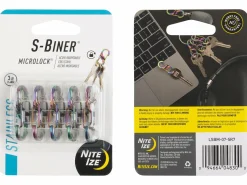 Nite Ize Reiseutensilien-S-Biner Karabijnhaak Microlock 5-Pack Spectrum