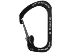 Nite Ize Taschenmesser & Multitools^Slidelock #2 Karabinerhaken - Black