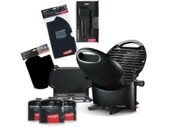 NomadiQ Campinggrills|Campinggrills-CITY PEOPLE tragbares Grill-Set - Black