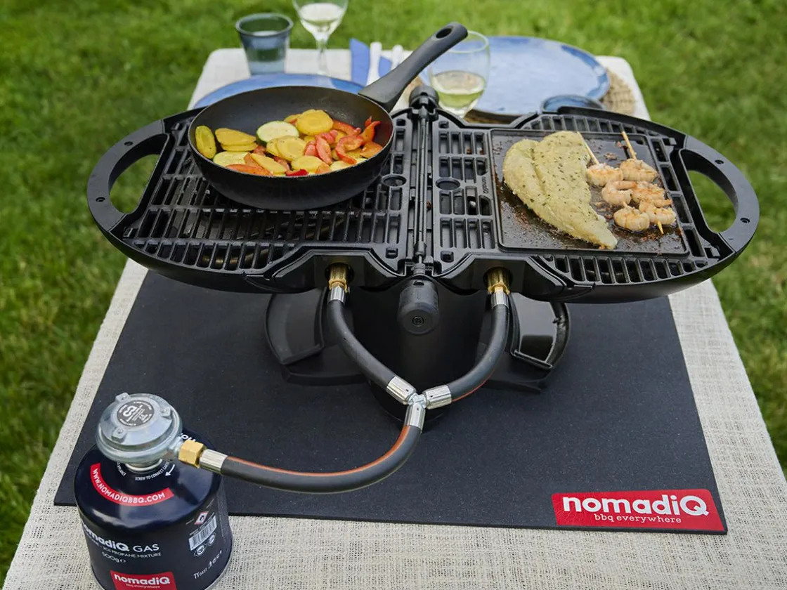 NomadiQ Grill Zubehör|Grill Zubehör^geschlossene Grillplatte