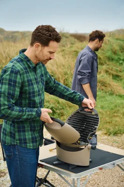 NomadiQ Modell 3.0 tragbarer Gasgrill - Grey< Campinggrills|Campinggrills