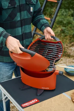 NomadiQ Campinggrills|Campinggrills-Modell 3.0 tragbarer Gasgrill - Red
