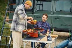 NomadiQ Campinggrills|Campinggrills-Modell 3.0 tragbarer Gasgrill - Red