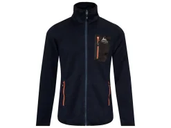 Nordberg Noa Navy Melange Herren Fleecejacke< Fleecejacken & Pullover