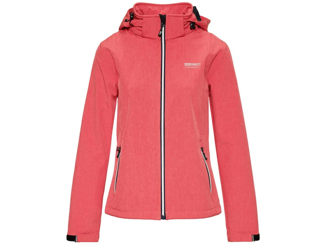 Nordberg Jacken-Rinda Coral Melange Damen Softshelljacke