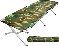 Markenlos NordFalk XL 190 x 64 cm Feldbett - Camo< Feldbetten|Liegestühle