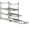 Markenlos Heckauszüge-Nova Racks Serie M 3 Ebenen Seitenauszug - 40x90x132 cm