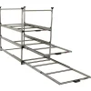Markenlos Heckauszüge^Nova Racks Serie M 3 Ebenen Seitenauszug - 60x120x112 cm
