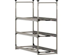 Markenlos Heckauszüge^Nova Racks Serie M 3 Ebenen Seitenauszug 40x120x132 cm