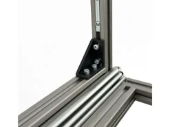 Markenlos Nova Racks Serie M 3 Ebenen Seitenauszug - 60x120x122 cm< Heckauszüge