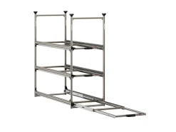 Markenlos Nova Racks Serie M 3 Ebenen Seitenauszug 40x120x122 cm< Heckauszüge