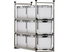 Markenlos Nova Racks Serie M 3 Ebenen Seitenauszug 40x120x122 cm< Heckauszüge