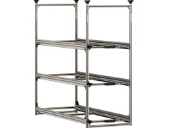 Markenlos Nova Racks Serie M 3 Ebenen Seitenauszug 40x120x122 cm< Heckauszüge