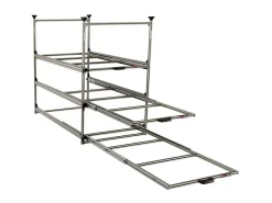 Markenlos Heckauszüge-Nova Racks Serie M 3 Ebenen Seitenauszug - 60x120x132 cm