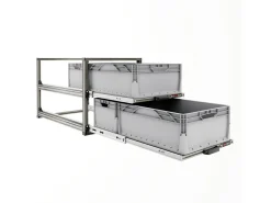 Markenlos Nova Racks Serie V 2 Ebenen Heckauszug - 40x90x55 cm< Heckauszüge