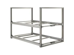 Markenlos Heckauszüge-Nova Racks Serie V 2 Ebenen Heckauszug - 60x120x75 cm