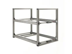 Markenlos Heckauszüge-Nova Racks Serie V 2 Ebenen Heckauszug - 40x90x65 cm