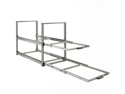 Markenlos Nova Racks Serie V 2 Ebenen Heckauszug - 40x120x75 cm< Heckauszüge