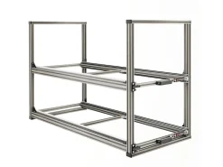Markenlos Nova Racks Serie V 2 Ebenen Heckauszug - 40x120x75 cm< Heckauszüge