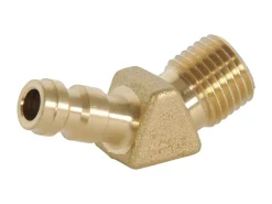 Obelink Gas Schnellkupplungen-1/4" Links x Schnellkupplung 45°-Adapter
