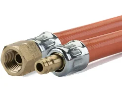 Obelink 1/4" links x Schnellkupplung PVC-Gasschlauch - 3 Meter< Gasschläuche