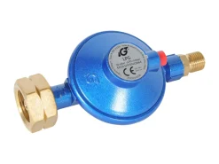 Obelink 50 mbar 1/4 Links Druckregler mit Überdruckventil< Gasdruckregler