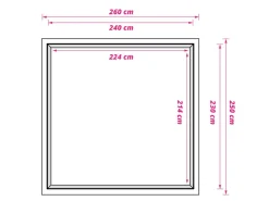 Obelink Bodenplane|Bodenplane-Air Bodenplane 250 x 260 cm