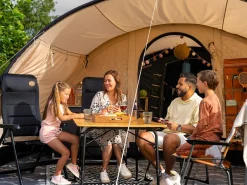 Obelink Campingstühle Mit Verstellbarer Rückenlehne|Klappstühle-Ambassador Klappstuhl - Black