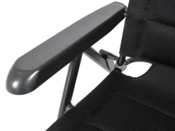 Obelink Campingstühle Mit Verstellbarer Rückenlehne|Klappstühle-Ambassador Klappstuhl - Black