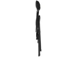 Obelink Campingstühle Mit Verstellbarer Rückenlehne|Klappstühle-Ambassador Klappstuhl - Black
