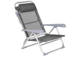 Obelink Beach 101 Strandstuhl - Grey< Top 10 Campingstühle|Strandstühle