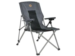 Obelink Campingstühle Mit Verstellbarer Rückenlehne|Faltstühle^Cordoba verstellbarer Faltstuhl - Dark Grey