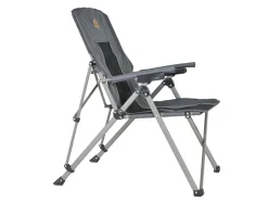 Obelink Campingstühle Mit Verstellbarer Rückenlehne|Faltstühle^Cordoba verstellbarer Faltstuhl - Dark Grey
