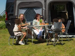 Obelink Corsa Klappstuhl - Black< Campingstühle Mit Verstellbarer Rückenlehne|Klappstühle