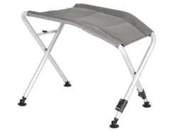 Obelink Corsa Klappstuhl mit Beinauflage - Grey< Campingstühle Mit Verstellbarer Rückenlehne|Klappstühle