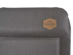 Obelink Corsa Klappstuhl mit Beinauflage - Grey< Campingstühle Mit Verstellbarer Rückenlehne|Klappstühle