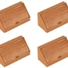 Markenlos Obelink Eckverbinder mit Kappe - Dark brown< Eckverbinder