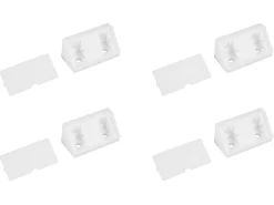 Markenlos Eckverbinder^Obelink Eckverbinder mit Kappe - White
