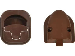 Markenlos Obelink Einbauschloss für Schrank und Tür - Dark brown< Schrankschlösser