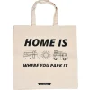 Obelink Klappboxen-Home is where you park it Canvas Tasche