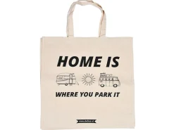 Obelink Klappboxen-Home is where you park it Canvas Tasche