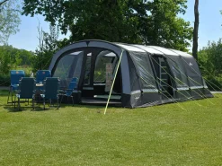 Obelink 6 Personen Tunnelzelte|Verdunkelungszelte-Hudson 6 Poly Easy Air CoolDark Tunnelzelt