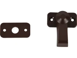 Markenlos Türverriegelung-Obelink Kunststoff Türfeststeller - Dark brown