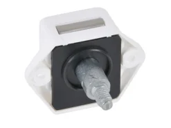 Markenlos Schrankschlösser-Obelink Mini Schrank- und Toilettentürverschluss - White