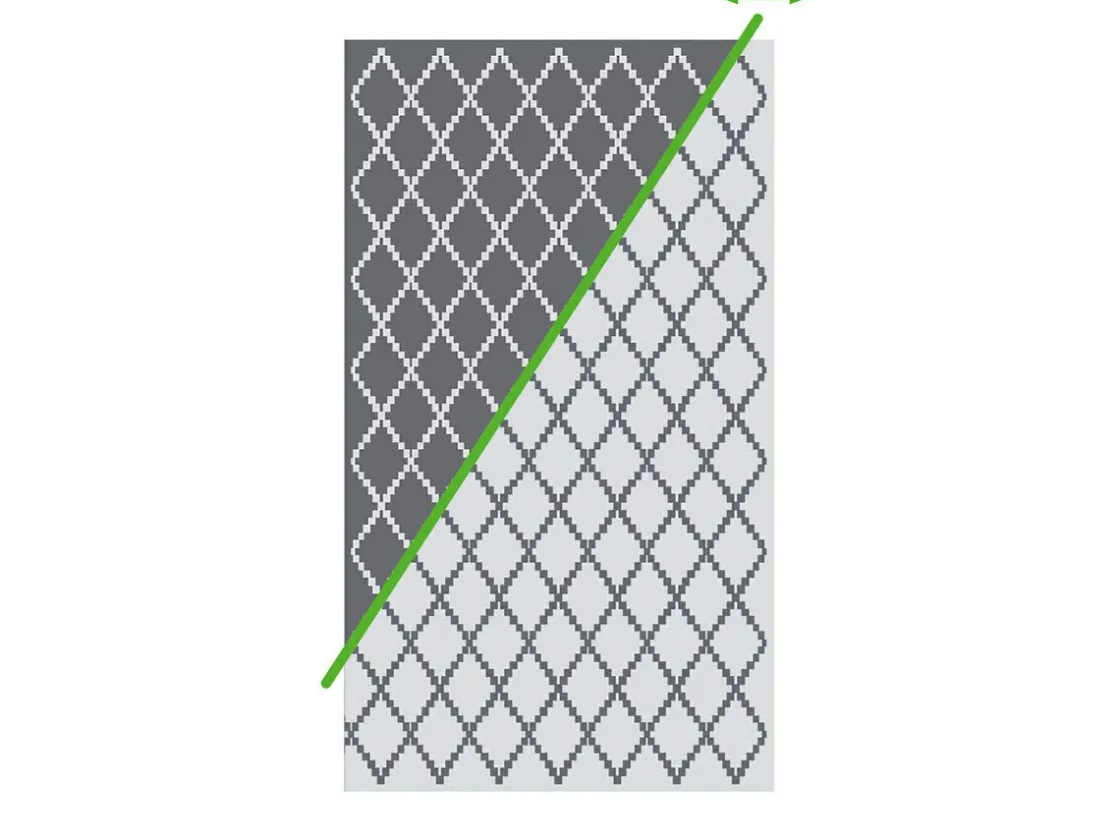 Obelink Teppiche|Teppiche^Patio Matte Diamond 500 x 250 cm Zeltteppich